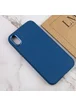 TPU чехол Bonbon Metal Style для Apple iPhone XR (6.1") Синий / Denim Blue