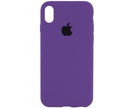 Чехол Silicone Case Full Protective (AA) для Apple iPhone XR (6.1") Фиолетовый / Amethyst