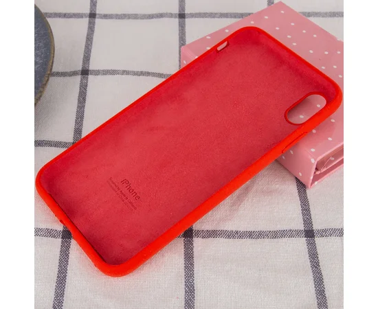 Чехол Silicone Case Full Protective (AA) для Apple iPhone XR (6.1") Красный / Red