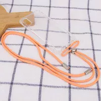 Чохол TPU Crossbody Transparent для Apple iPhone XR (6.1 ") Персиковий