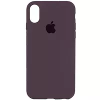 Чохол Silicone Case Full Protective (AA) для Apple iPhone XR (6.1") Фіолетовий / Elderberry