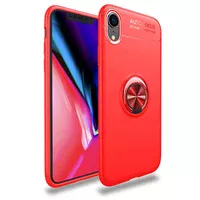 TPU чохол Deen ColorRing під магнітний тримач (opp) для Apple iPhone XR (6.1 ") Червоний / Червоний