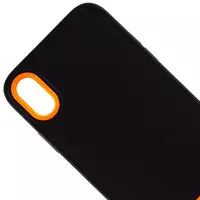 Чехол TPU+PC Bichromatic для Apple iPhone XR (6.1") Black / Orange