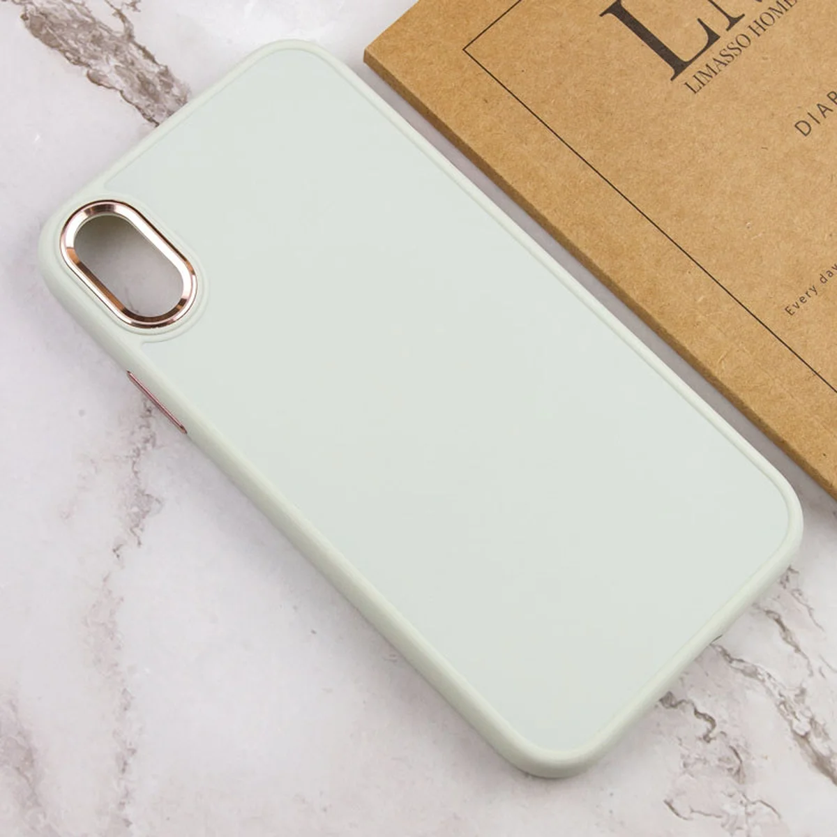 TPU чехол Bonbon Metal Style для Apple iPhone XR (6.1") Белый / White