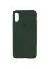 Чехол Silicone Case Full Protective (AA) для Apple iPhone XR (6.1") Зеленый / Cyprus Green