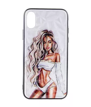 TPU+PC чохол Prisma Ladies для Apple iPhone XR (6.1") White