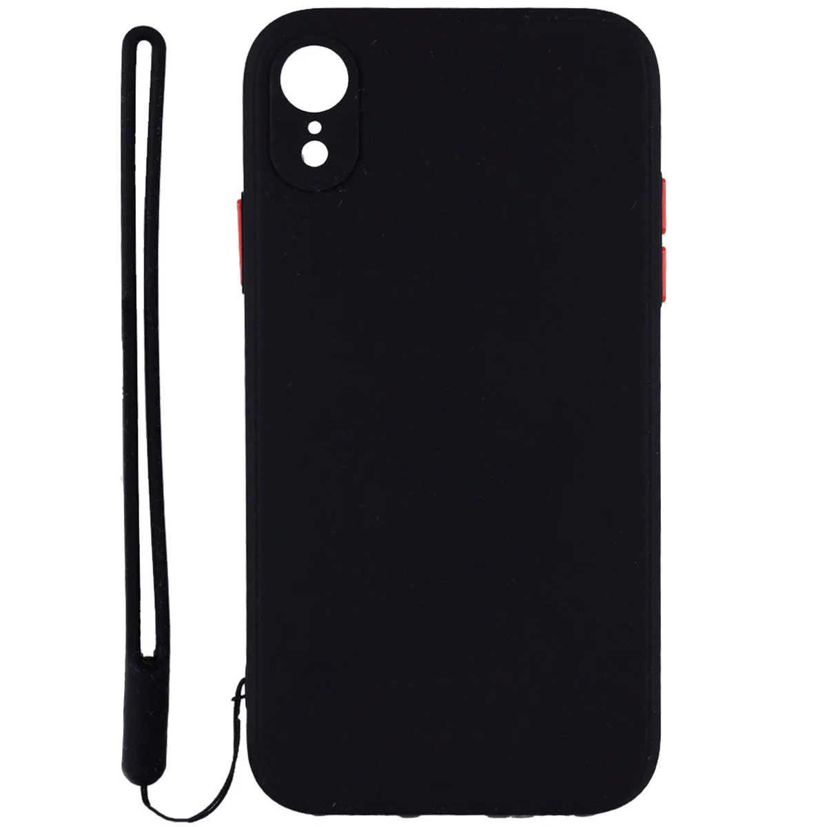 Чехол TPU Square Full Camera для Apple iPhone XR (6.1") Черный