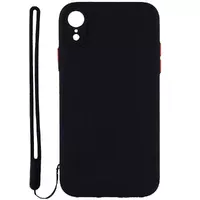 Чехол TPU Square Full Camera для Apple iPhone XR (6.1") Черный