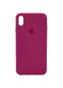 Чехол Silicone Case Full Protective (AA) для Apple iPhone XR (6.1") Красный / Rose Red
