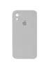 Чехол Silicone Case Square Full Camera Protective (AA) для Apple iPhone XR (6.1") Серый / Light Grey