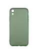 Матовий напівпрозорий TPU чохол із захистом камери для Apple iPhone XR (6.1 ") Зелений / Green