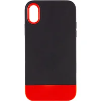 Чехол TPU+PC Bichromatic для Apple iPhone XR (6.1") Black / Red
