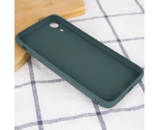 TPU+Glass чехол GLOSSY Logo Full camera (opp) для Apple iPhone XR (6.1") Зеленый