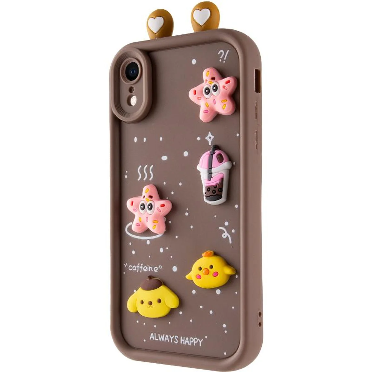 Чехол TPU Toys Case with Ears для Apple iPhone XR (6.1") Brown