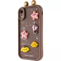 Чехол TPU Toys Case with Ears для Apple iPhone XR (6.1") Brown
