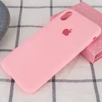 Чехол Silicone Case Full Protective (AA) для Apple iPhone XR (6.1") Розовый / Pink