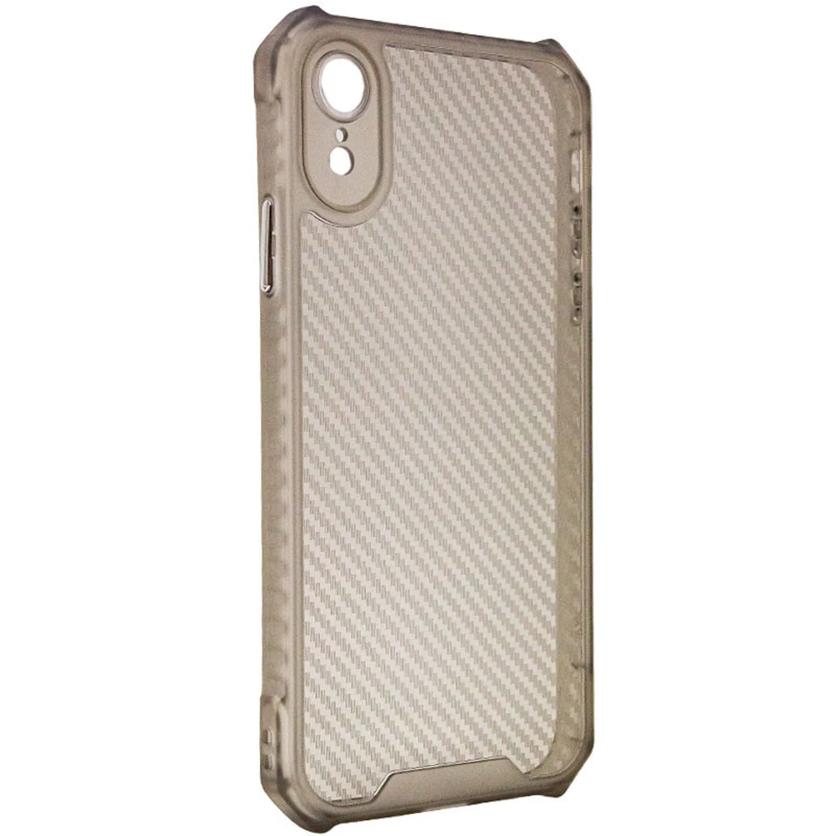 Чехол TPU Ease Carbon color series для Apple iPhone XR (6.1") Черный / Прозрачный