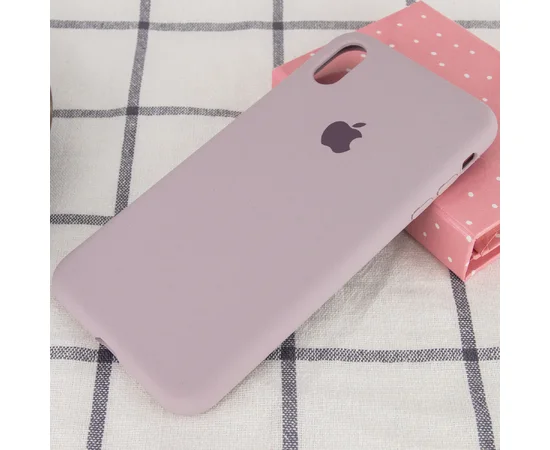 Чохол Silicone Case Full Protective (AA) для Apple iPhone XR (6.1 ") Сірий / Lavender