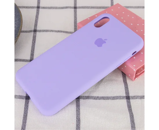 Чохол Silicone Case Full Protective (AA) для Apple iPhone XR (6.1 ") Бузковий / Dasheen