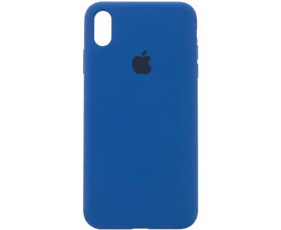 Чехол Silicone Case Full Protective (AA) для Apple iPhone XR (6.1") Синий / Navy Blue