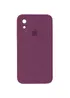 Чохол Silicone Case Square Full Camera Protective (AA) для Apple iPhone XR (6.1 ") Бордовий / Maroon