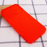 Чехол Camshield Square TPU со шторкой для камеры для Apple iPhone XR (6.1") Красный