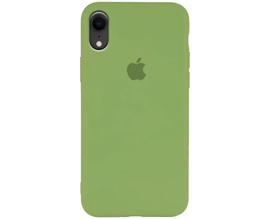 Чехол Silicone Case Slim Full Protective для Apple iPhone XR (6.1") Мятный / Mint