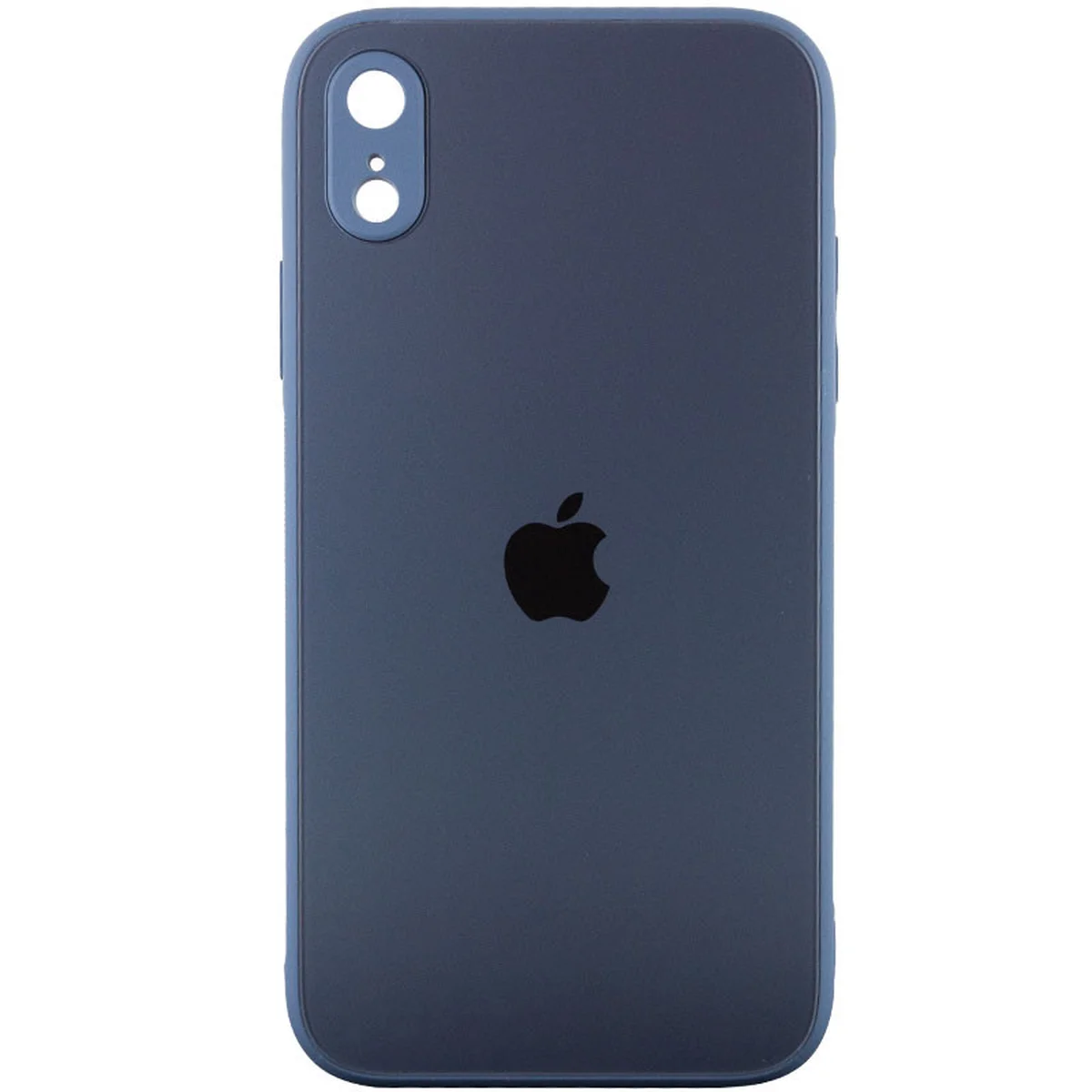 TPU+Glass чохол Matte Candy Full camera для Apple iPhone XR (6.1") Синій