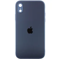 TPU+Glass чохол Matte Candy Full camera для Apple iPhone XR (6.1") Синій