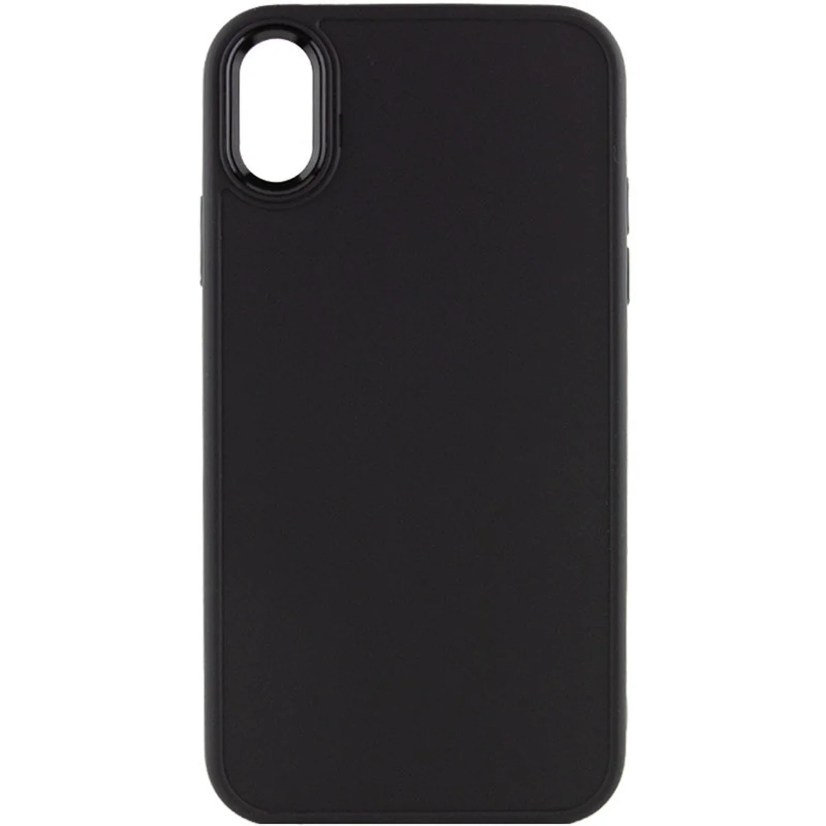 TPU чехол Bonbon Metal Style для Apple iPhone XR (6.1") Черный / Black