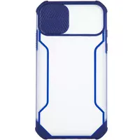 Чохол Camshield matte Ease TPU зі шторкою для iPhone XR (6.1") Синій