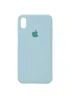 Чехол Silicone Case Full Protective (AA) для Apple iPhone XR (6.1") Бирюзовый / Turquoise