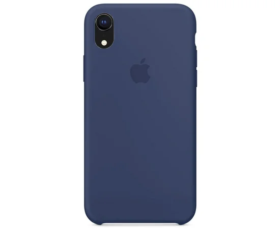 Чехол Silicone Case (AA) для Apple iPhone XR (6.1") Синий / Dark Blue