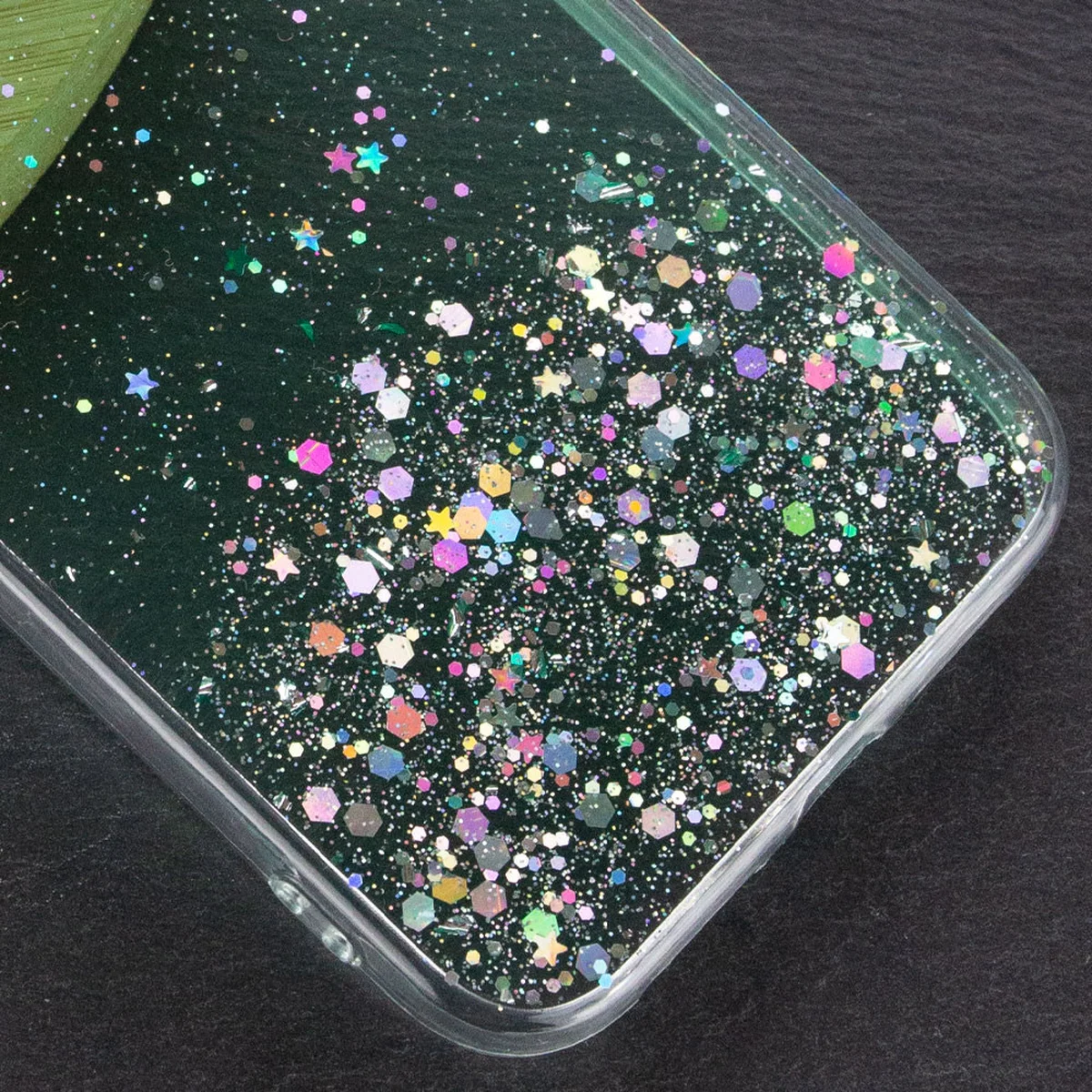 TPU чохол Star Glitter для Apple iPhone XR (6.1 ") Прозорий / М'ятний