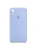 Чехол Silicone Case Square Full Camera Protective (AA) для Apple iPhone XR (6.1") Голубой / Lilac Blue