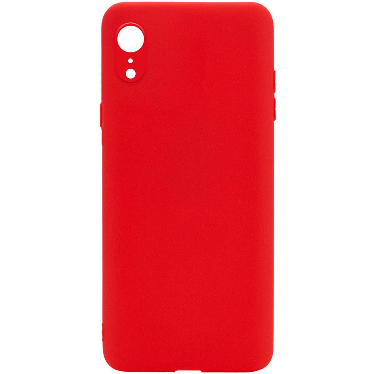 Силіконовий чохол Candy Full Camera для Apple iPhone XR (6.1 ") Червоний / Red