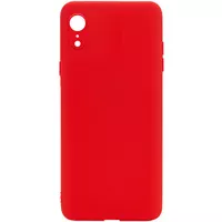 Силіконовий чохол Candy Full Camera для Apple iPhone XR (6.1 ") Червоний / Red