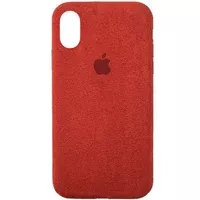 Чехол ALCANTARA Case Full для Apple iPhone XR (6.1") Красный