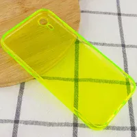 Матовый полупрозрачный TPU чехол с защитой камеры для Apple iPhone XR (6.1") Зеленый / Light Green