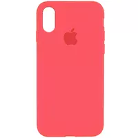 Чохол Silicone Case Full Protective (AA) для Apple iPhone XR (6.1 ") Кавуновий / Watermelon red