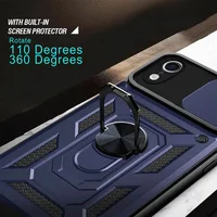 Удароміцний чохол Camshield Serge Ring для iPhone XR (6.1") Синій