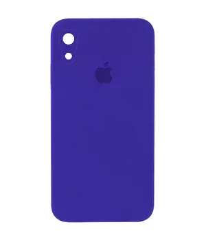 Чехол Silicone Case Square Full Camera Protective (AA) для Apple iPhone XR (6.1") Фиолетовый / Ultra Violet