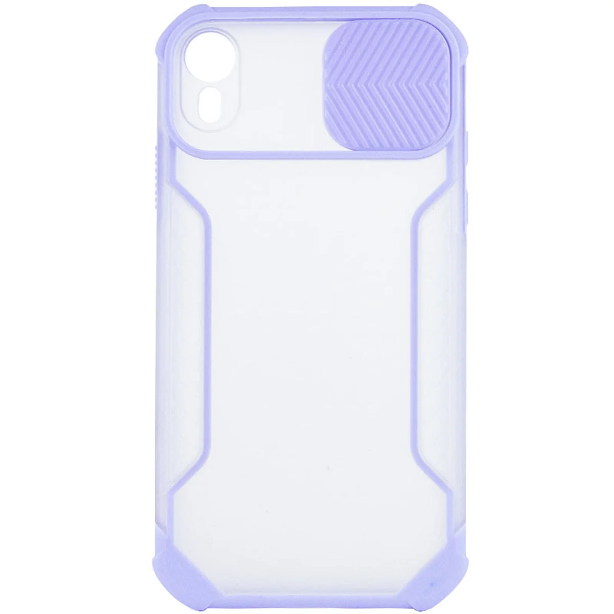 Чехол Camshield matte Ease TPU со шторкой для Apple iPhone XR (6.1") Сиреневый