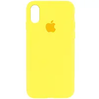 Чохол Silicone Case Full Protective (AA) для Apple iPhone XR (6.1 ") Жовтий / Yellow
