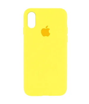 Чохол Silicone Case Full Protective (AA) для Apple iPhone XR (6.1 ") Жовтий / Yellow
