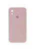 Чохол Silicone Case Square Full Camera Protective (AA) для Apple iPhone XR (6.1 ") Рожевий / Pink Sand