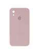 Чохол Silicone Case Square Full Camera Protective (AA) для Apple iPhone XR (6.1 ") Рожевий / Pink Sand