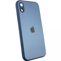 TPU+Glass чохол Matte Candy Full camera для Apple iPhone XR (6.1") Синій