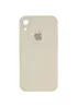 Чехол Silicone Case Square Full Camera Protective (AA) для Apple iPhone XR (6.1") Бежевый / Antigue White