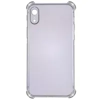 TPU чехол GETMAN Ease logo усиленные углы для Apple iPhone XR (6.1") Серый (прозрачный)
